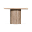 CST8712-RB 50cm Travertine Top Side Table - Natural
