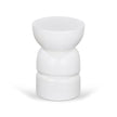 CST8722-RB 38cm Round Side Table - White