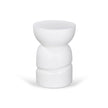 CST8722-RB 38cm Round Side Table - White
