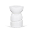CST8722-RB 38cm Round Side Table - White