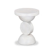 CST8731-RB 38cm Round Side Table - Cafe White