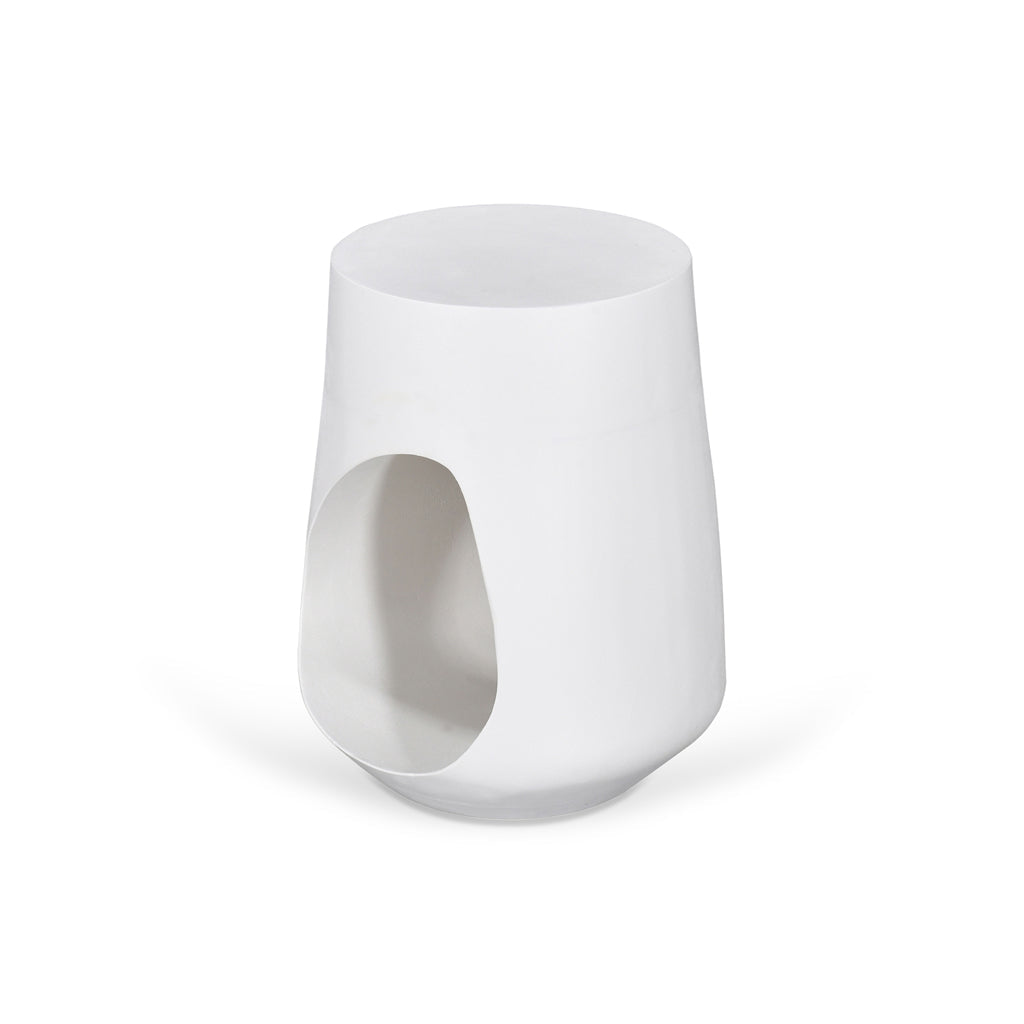 CST8732-RB 32cm Round Side Table - White
