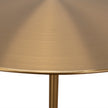 CST8794-NY 45cm Brushed Gold Side Table - Carrara Marble