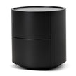 CST8850-IG Bedside Table - Full Matte Black