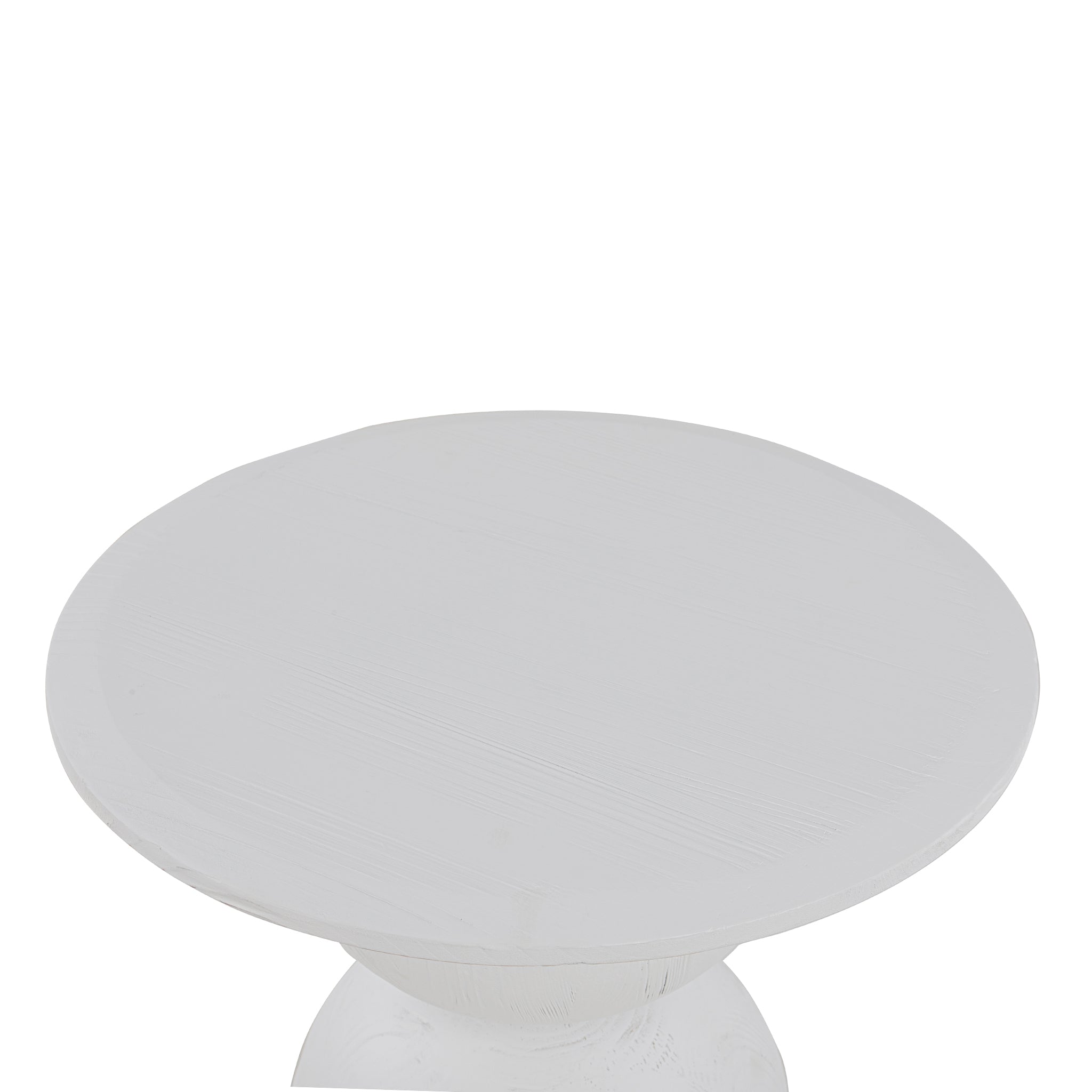 CST8956-NI Round Side Table - Full White