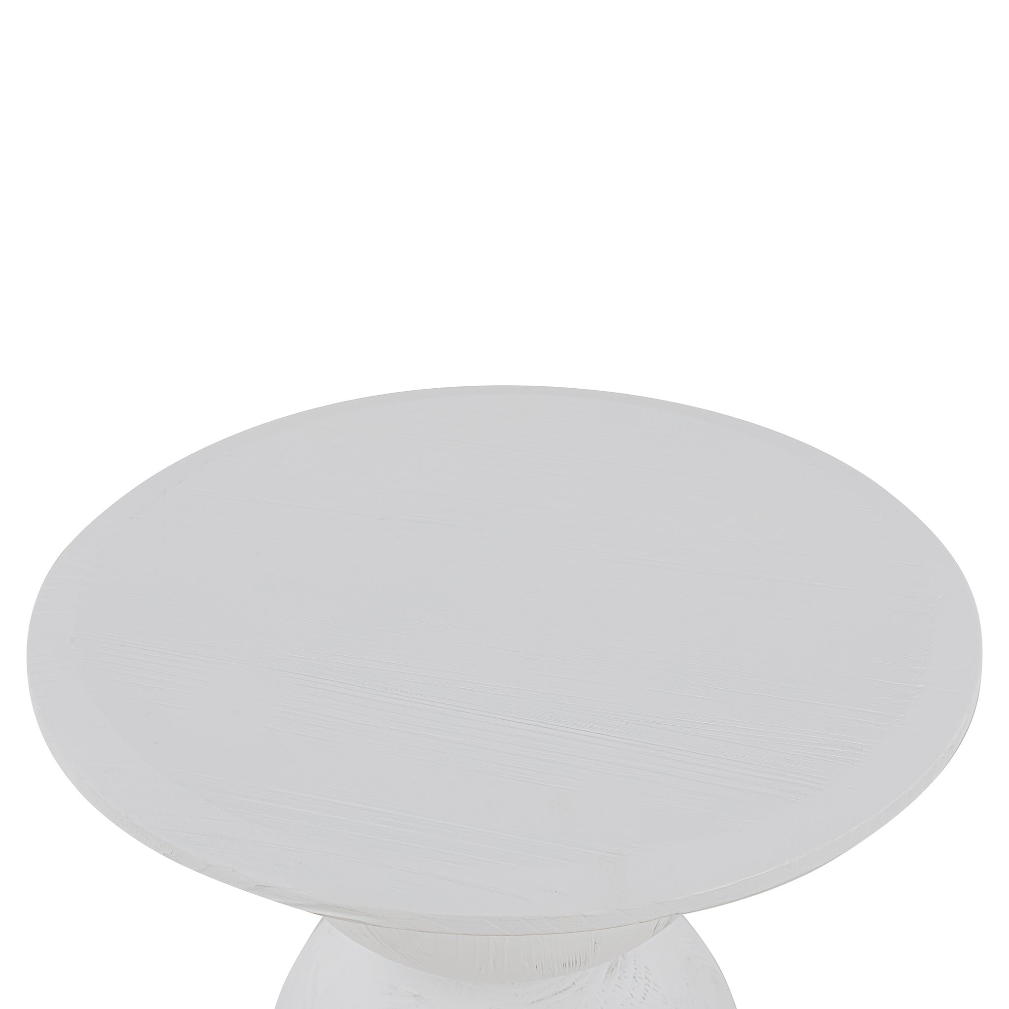CST8956-NI Round Side Table - Full White