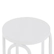CST8957-NI Oak Side Table - Full White
