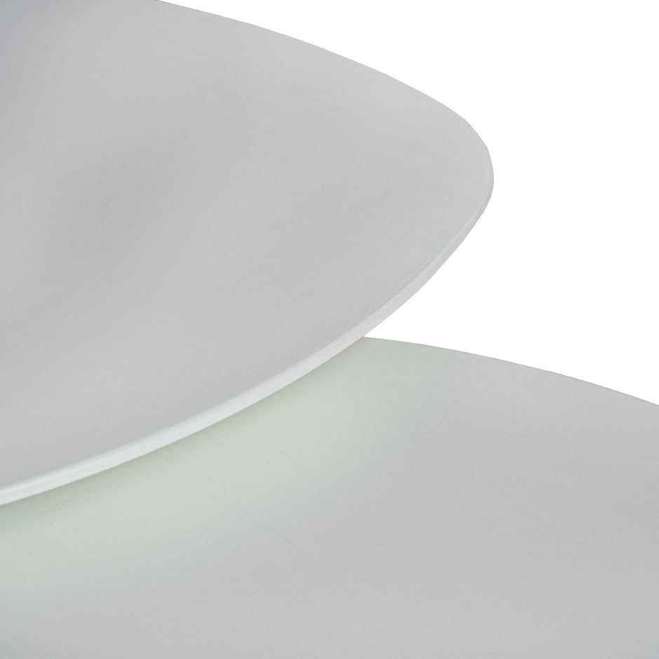 Set of 2 - CST8986-KD Side Table - White