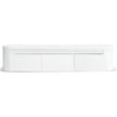 CTV10213-CN Extendable TV Entertainment Unit - Full White Oak
