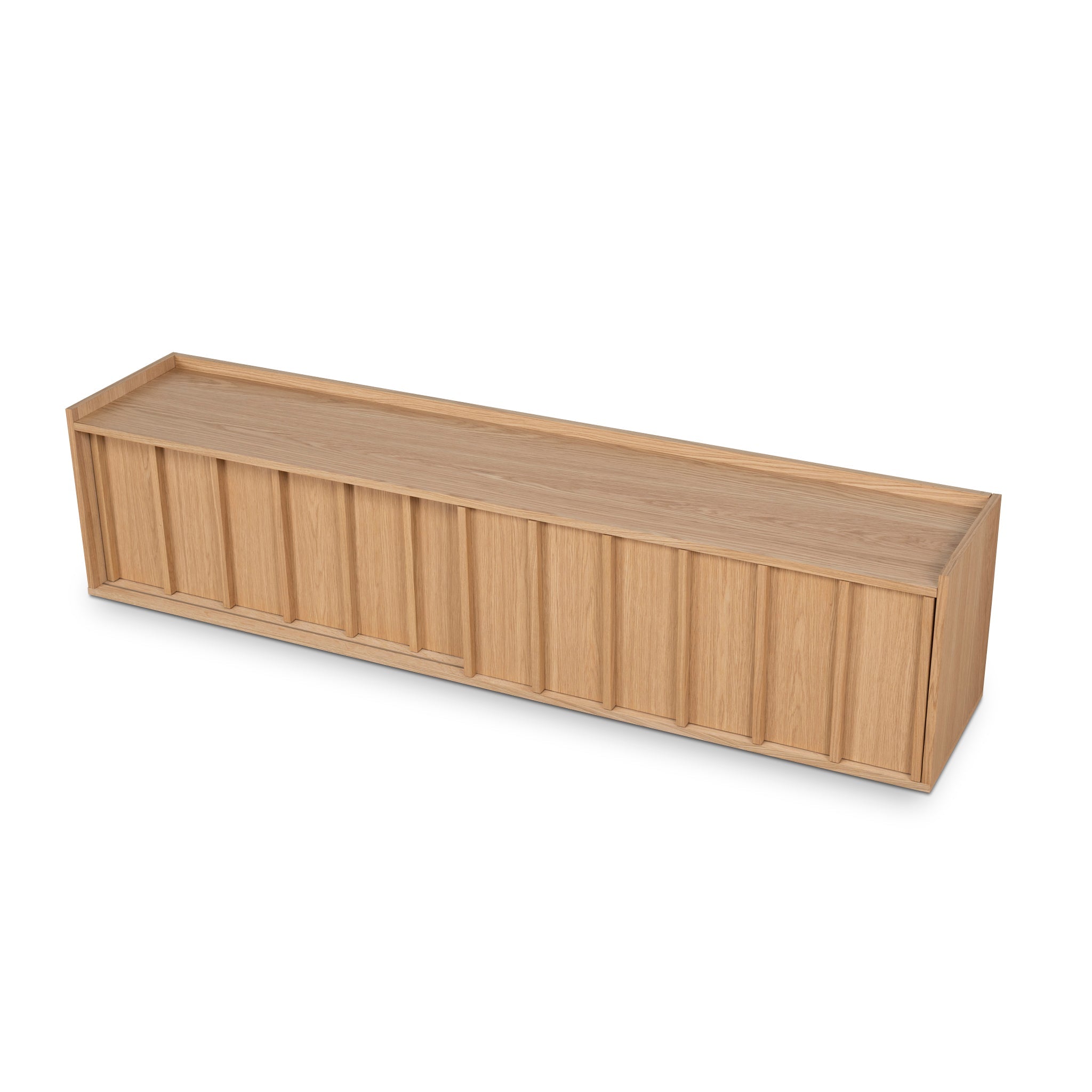 CTV10217-KD 2m Wooden TV Entertainment Unit - Natural