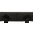 CTV10296-VA 2.2m TV Entertainment Unit - Textured Espresso Black