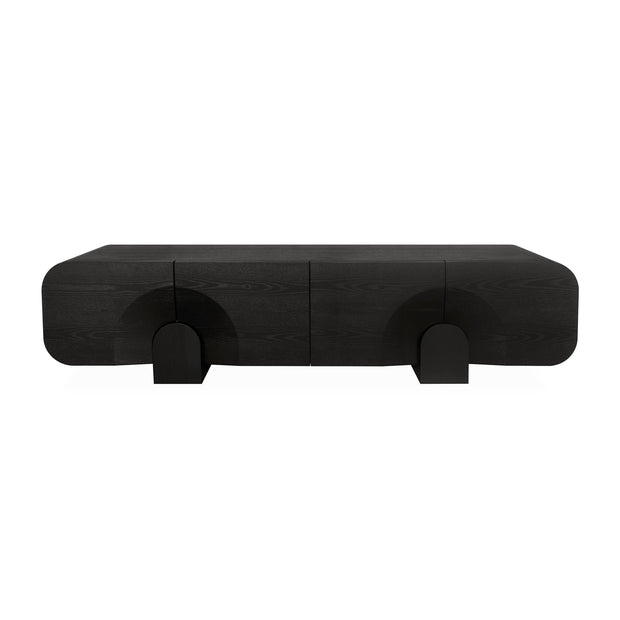 CTV10296-VA 2.2m TV Entertainment Unit - Textured Espresso Black