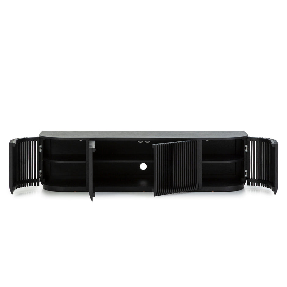 CTV10685-CU 1.75m TV Entertainment Unit - Black Stain