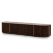 CTV10688-CU 2.15m TV Entertainment Unit - Walnut Stain