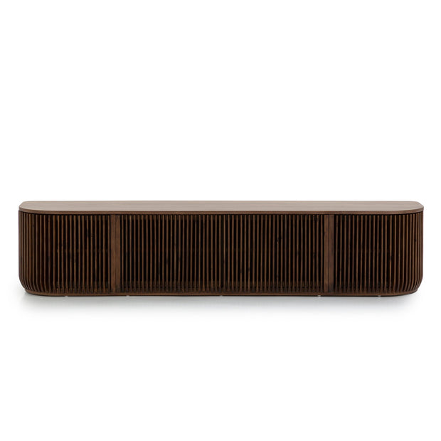 CTV10688-CU 2.15m TV Entertainment Unit - Walnut Stain