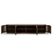 CTV10688-CU 2.15m TV Entertainment Unit - Walnut Stain