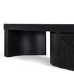 CTV10948-CN Extendable TV Entertainment Unit - Black Oak