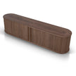 CTV12264-KD 2m TV Entertainment Unit - Walnut