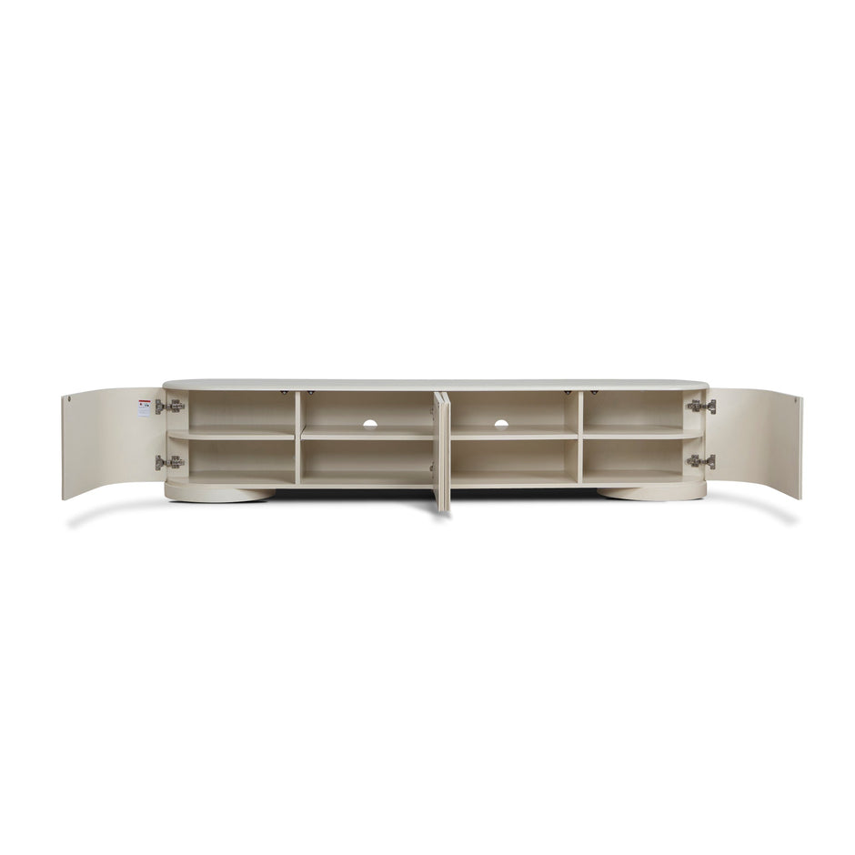 CTV12266-DW 2.2m TV Entertainment Unit -  Ivory Oat