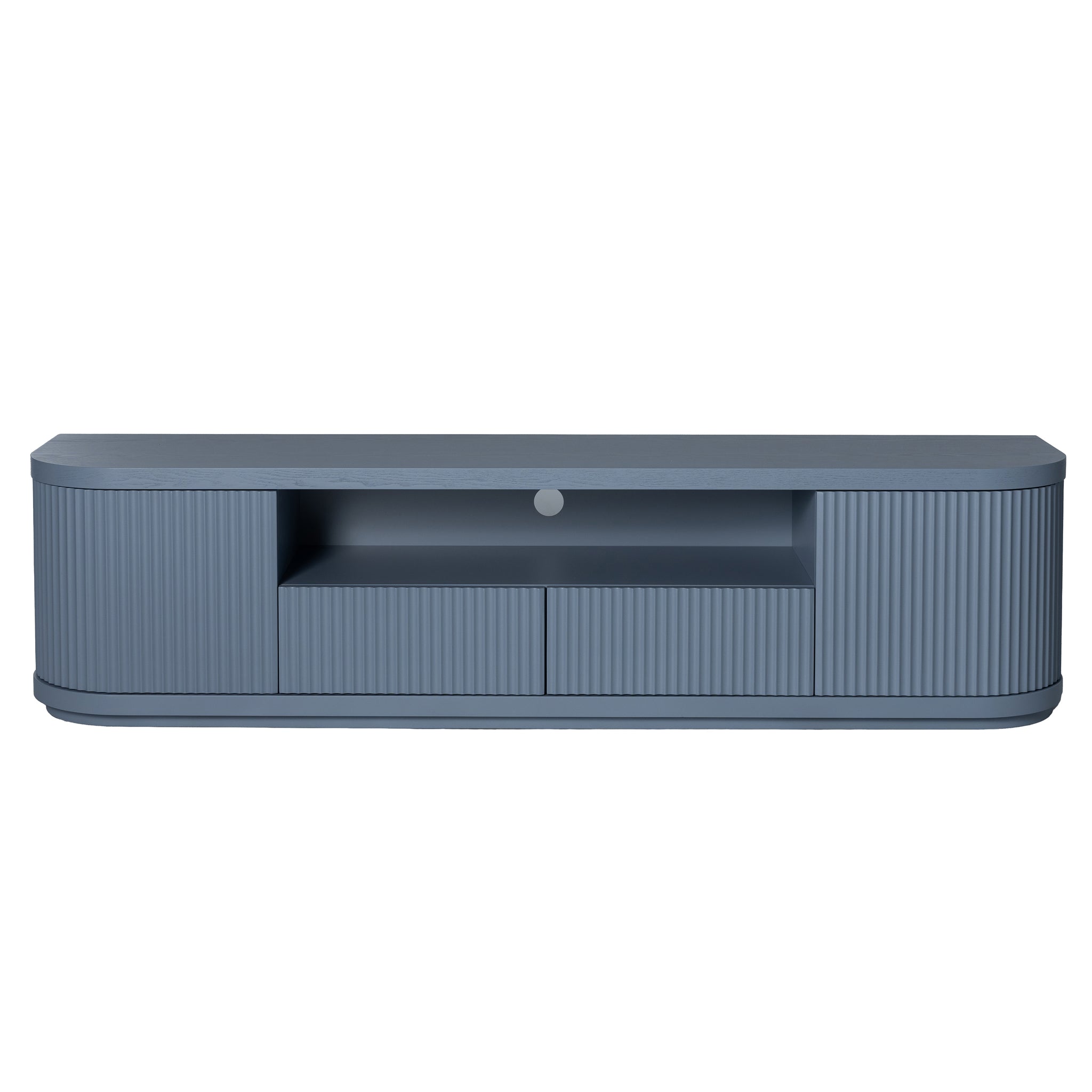 CTV12272-DW 2m Veneer Top Entertainment TV Unit - Light Blue