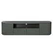 CTV12273-DW 2m Veneer Top Entertainment TV Unit - Sage Green