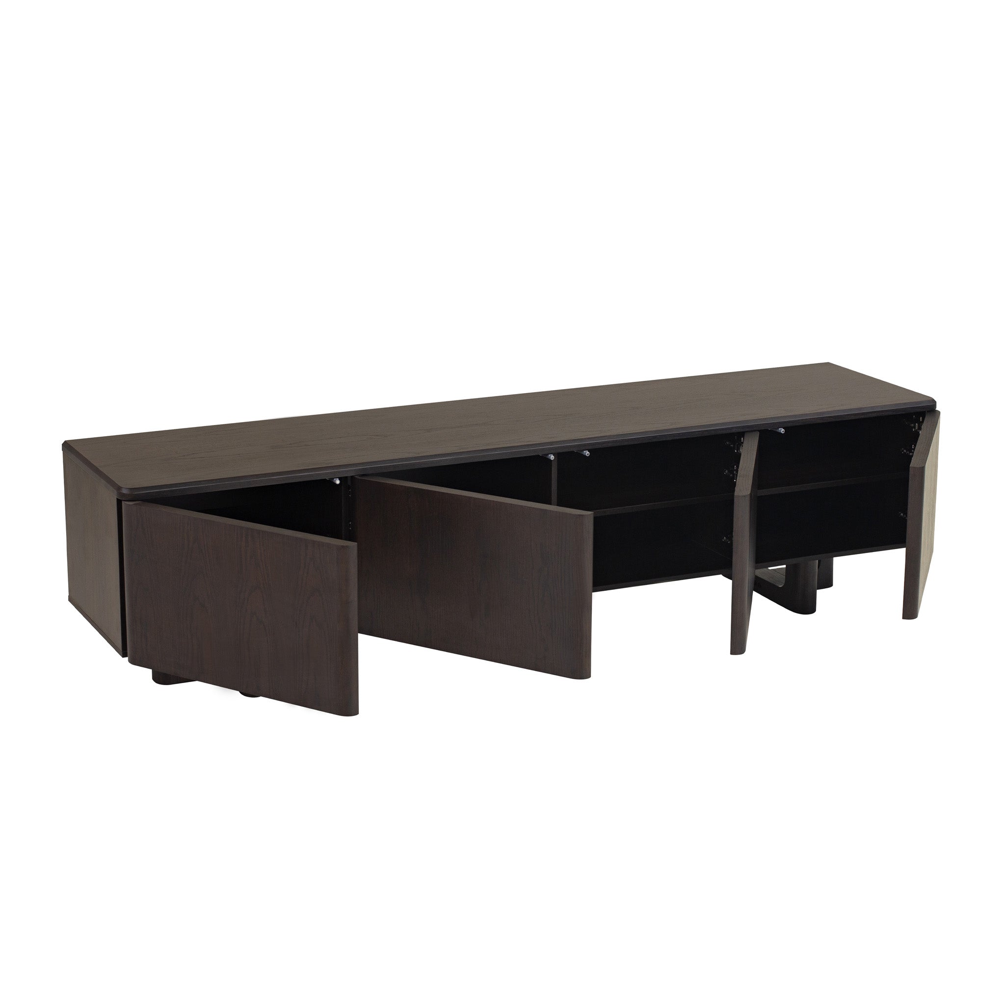 CTV12563-IG 2.4m TV Unit - Dark Brown