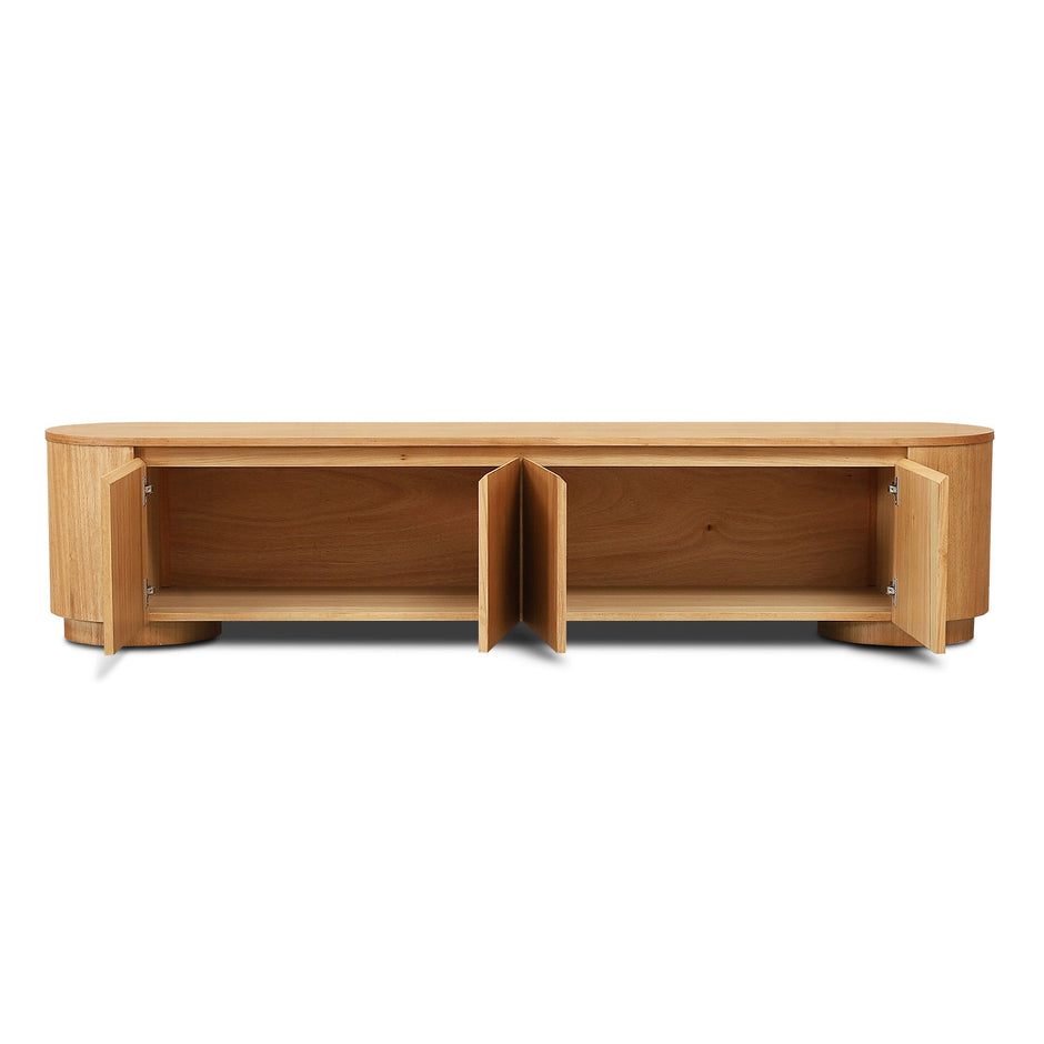 CTV12634-MA 2.1m Tassie Oak TV Entertainment Unit - Natural
