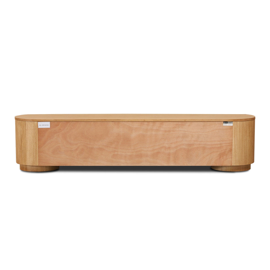 CTV12634-MA 2.1m Tassie Oak TV Entertainment Unit - Natural