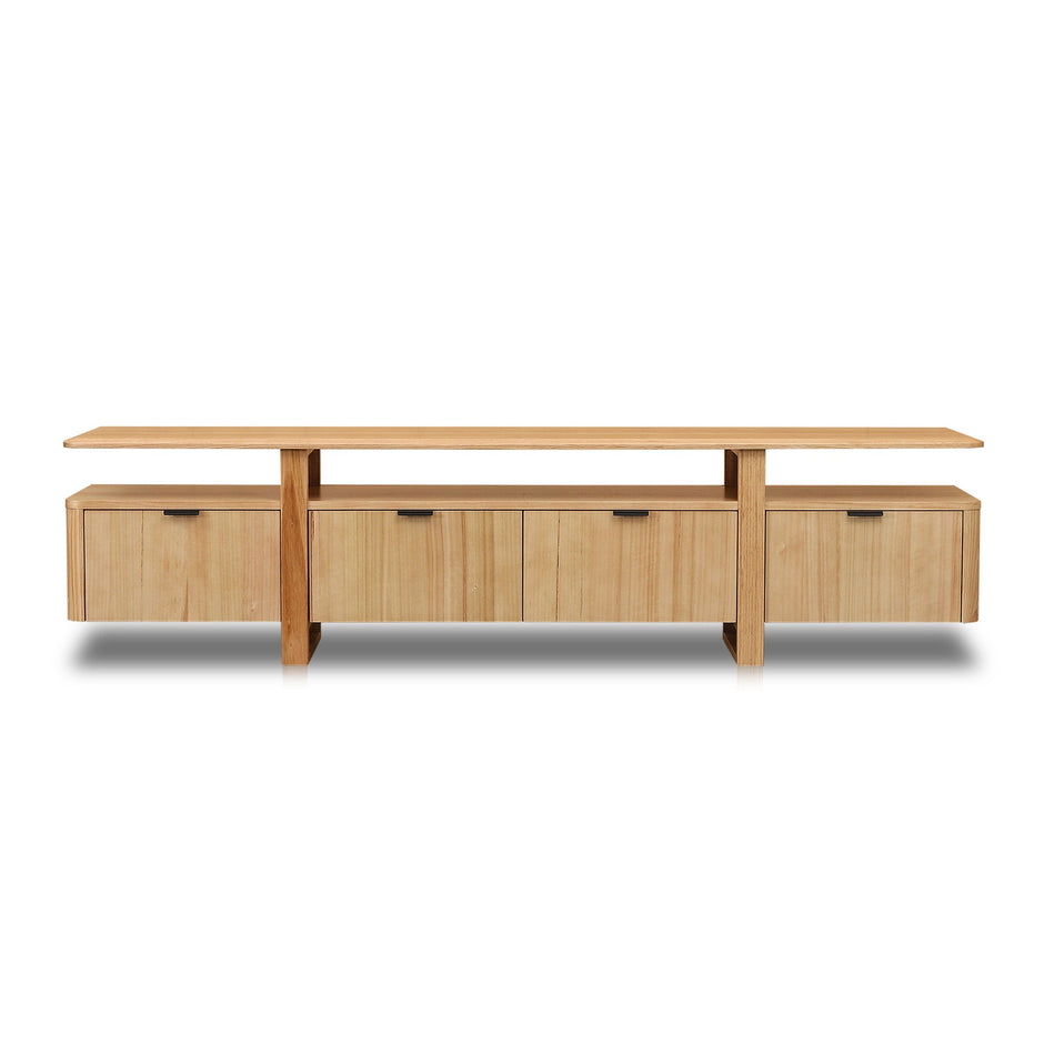 CTV12696-MA 2.1m TV Entertainment Unit - NZ Natural Ash