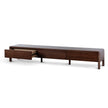 CTV6466-AW 2.2m TV Entertainment Unit - Walnut