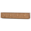 CTV6695-CN 2.3m Wooden Entertainment TV Unit - Natural