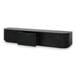 CTV8309-CN 2.4m TV Unit - Full Black Oak