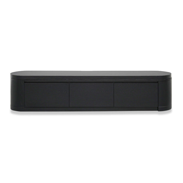 CTV8486-CN Extendable TV Entertainment Unit - Full Black Oak