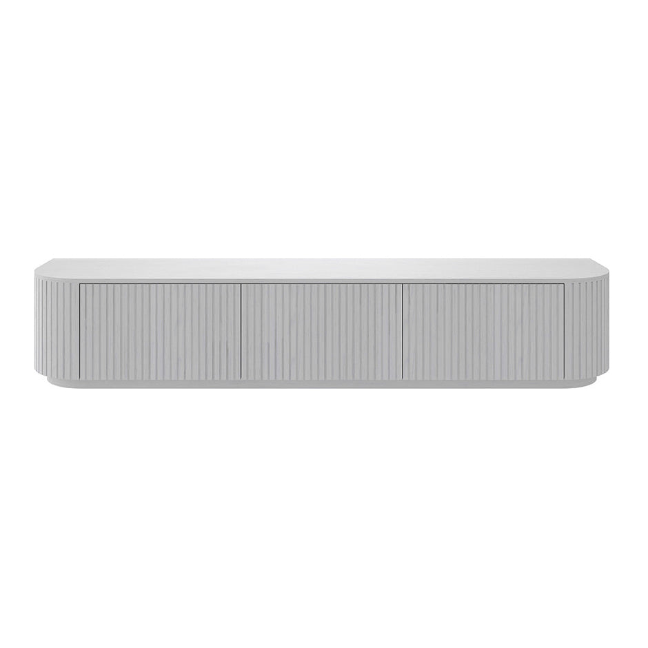 CTV8591-CN 2.4m TV Entertainment Unit - Full White Oak