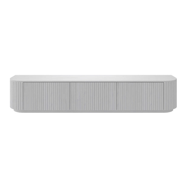 CTV8591-CN 2.4m TV Entertainment Unit - Full White Oak