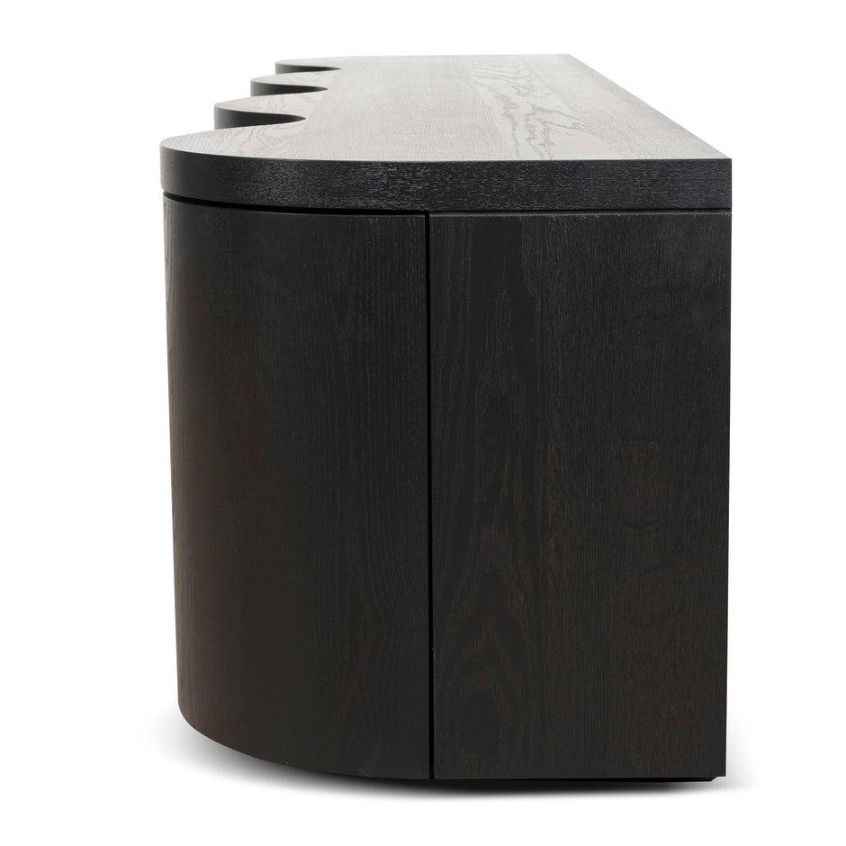CTV8708-VA 2.15m TV Entertainment Unit - Textured Espresso Black