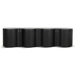 CTV8708-VA 2.15m TV Entertainment Unit - Textured Espresso Black