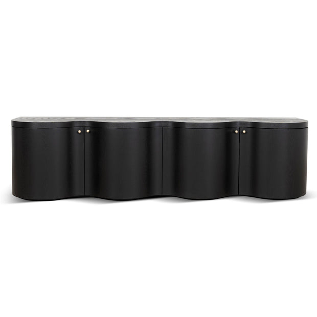 CTV8708-VA 2.15m TV Entertainment Unit - Textured Espresso Black