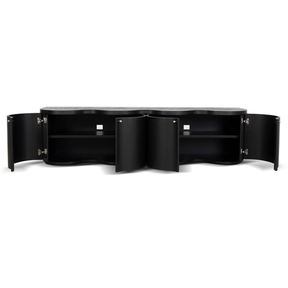 CTV8708-VA 2.15m TV Entertainment Unit - Textured Espresso Black