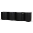 CTV8708-VA 2.15m TV Entertainment Unit - Textured Espresso Black