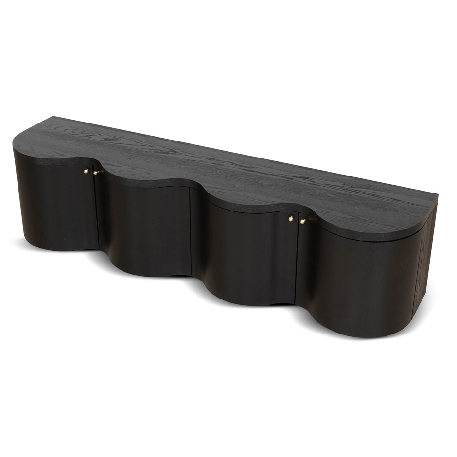CTV8708-VA 2.15m TV Entertainment Unit - Textured Espresso Black