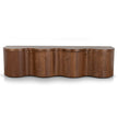 CTV8709-VA 2.15m TV Entertainment Unit - Light Walnut