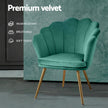 Artiss Armchair Velvet Green Callista