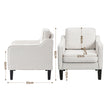 Artiss Armchair Lounge Accent Chair Linen Fabric Beige