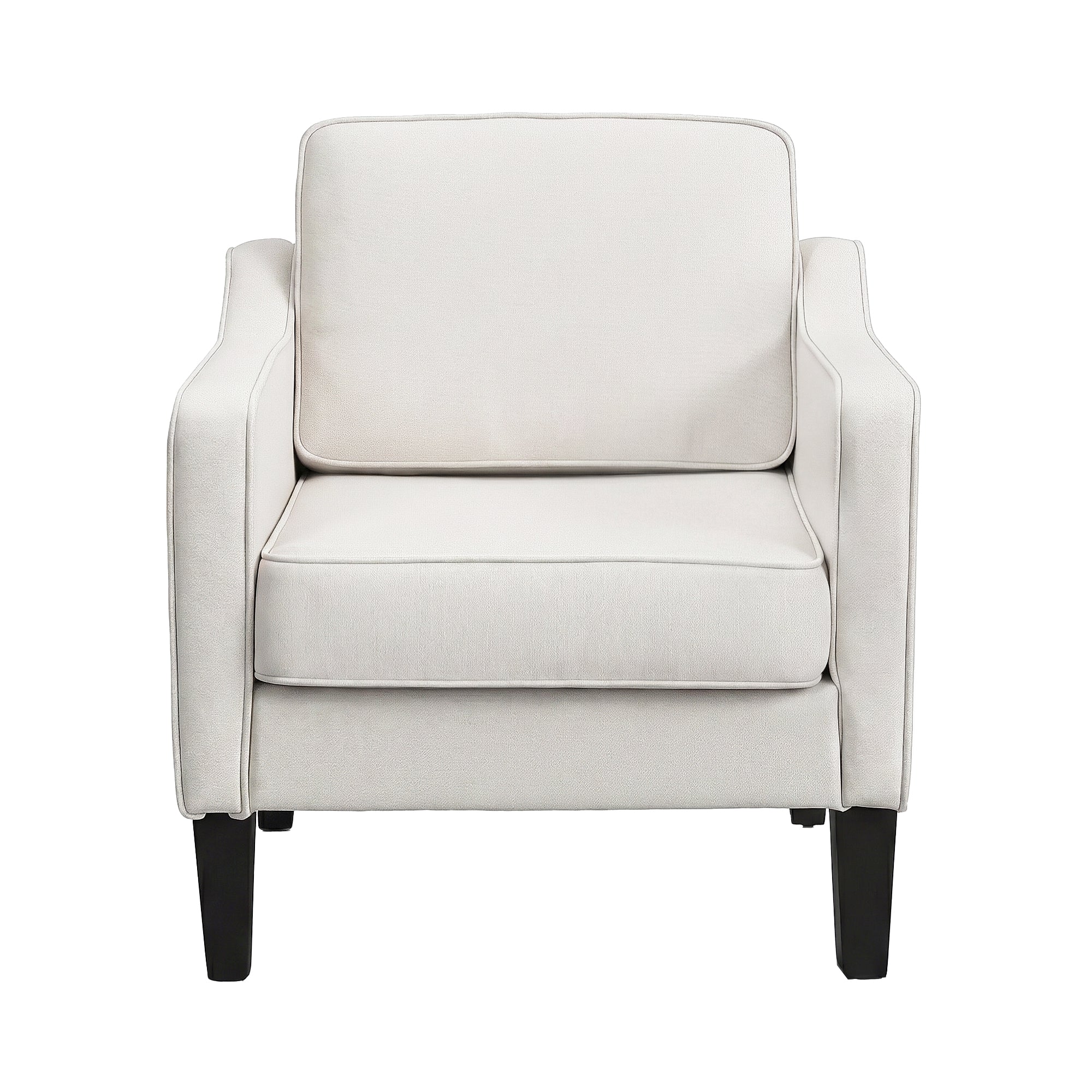 Artiss Armchair Lounge Accent Chair Linen Fabric Beige