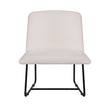 Artiss Accent Chair Armchair Cross Leg Beige