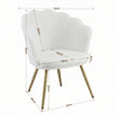 Artiss Armchair Teddy Fleece White Callista