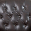 Coogee Bonded Leather Armchair & Ottoman in Brown