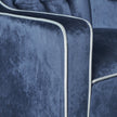 Lara Two Tone Tufted Cobalt New Velvet Club Armchair