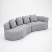 Arco 3 Seater Compressed Sofa